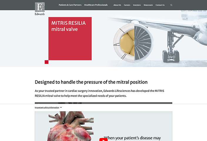 MITRIS RESILIA aortic valve
