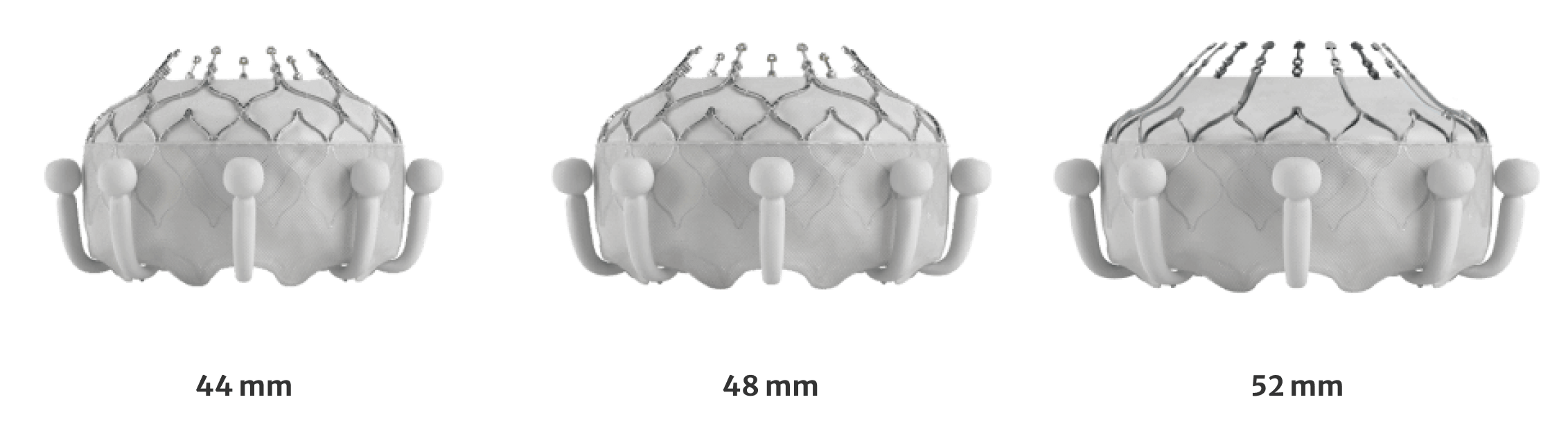 Multiple valve sizes