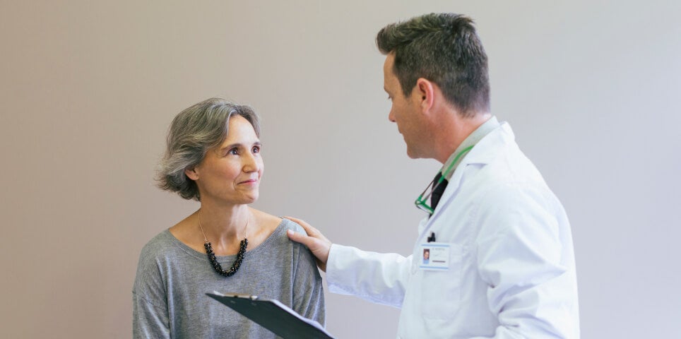 Doctor and female patient