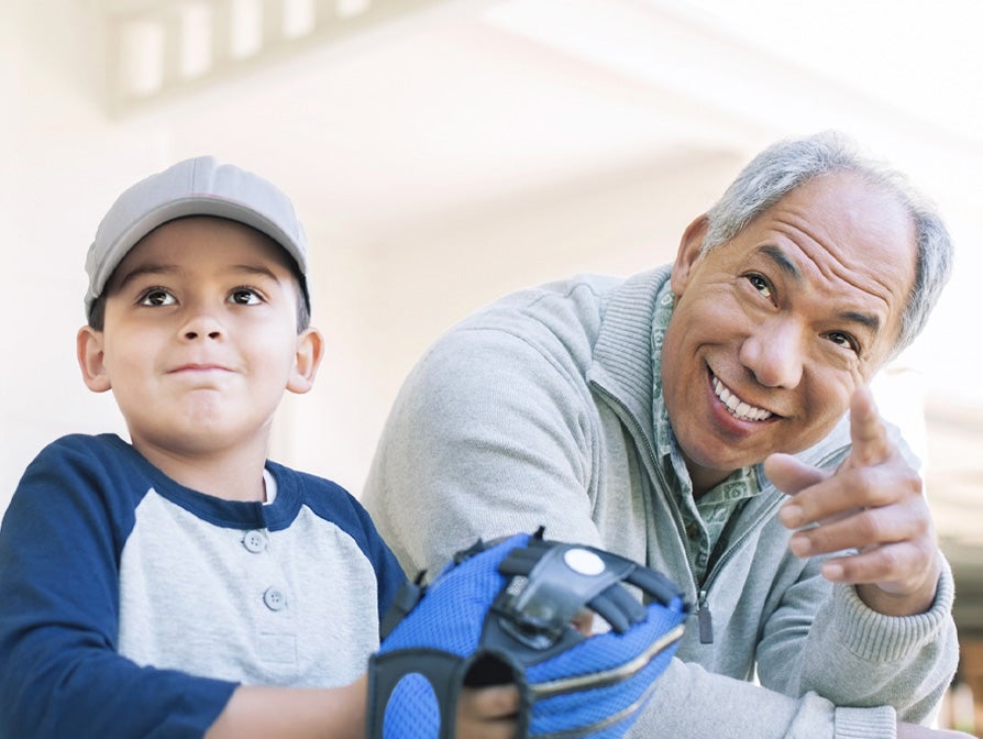 grandpa and grandson