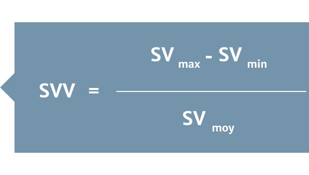 Stroke volume variation optimization