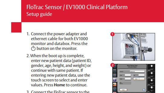 FloTrac Setup pdf thumbnail