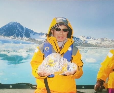 Mr. Muraki in yellow jacket at trip