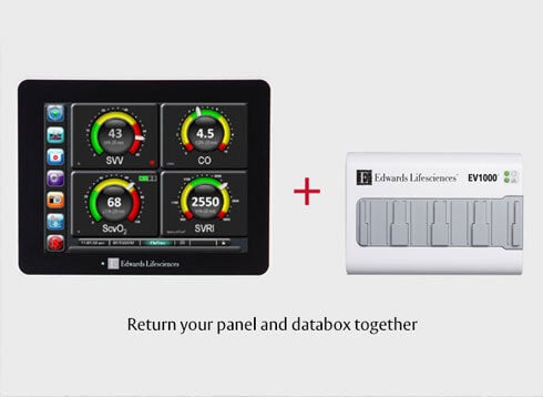 Collect the EV1000 monitor that is listed