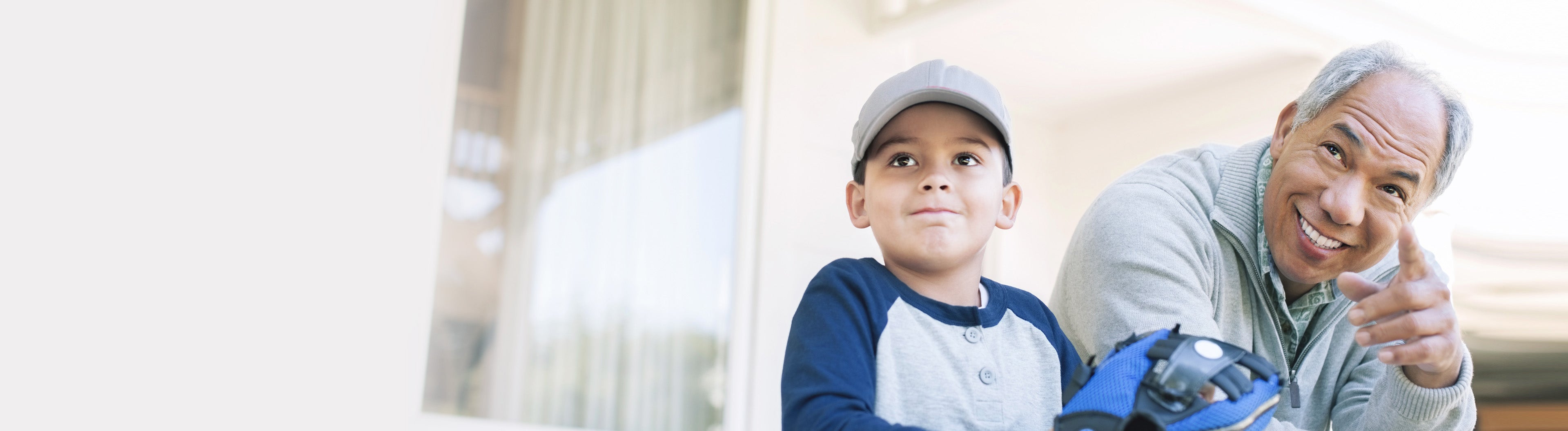 Photo of grandpa and his grandson