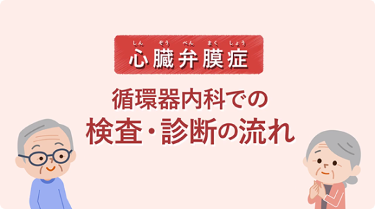 Procedure of examination and diagnosis in cardiovascular medicine