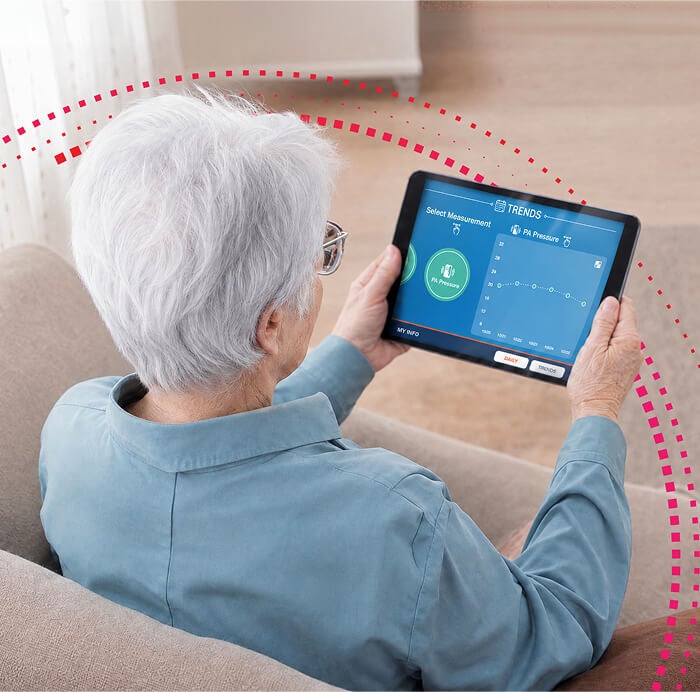 patient using cordella app