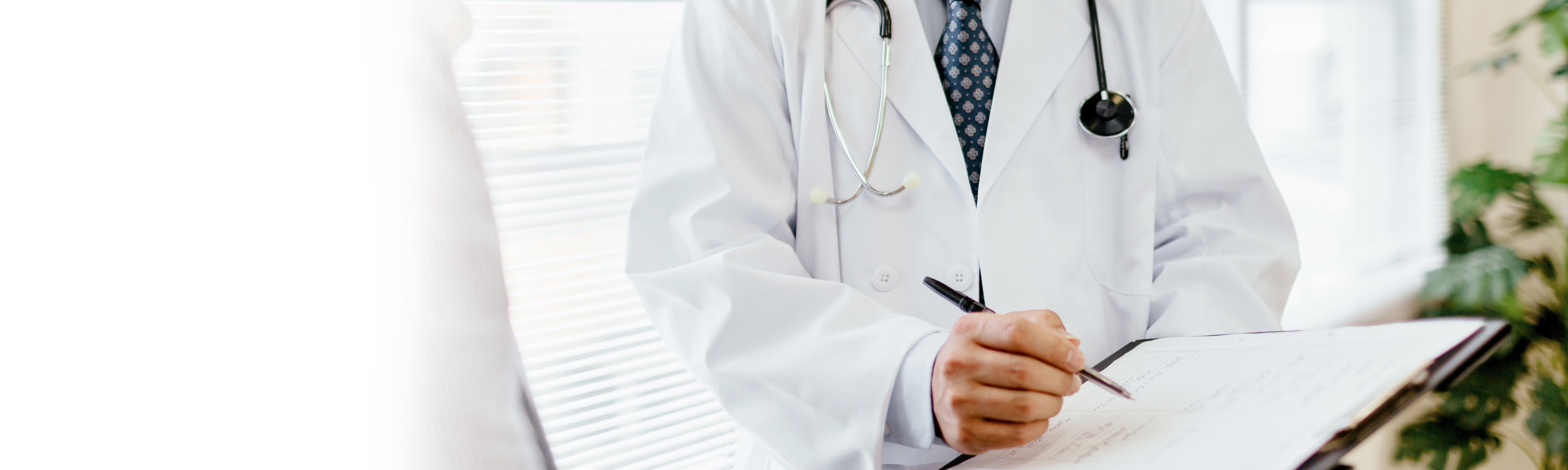 doctor with pen