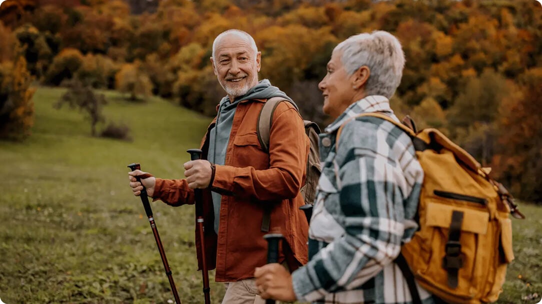 old couple spending time together