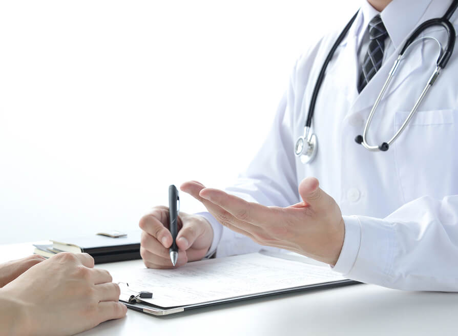 Doctor writing prescription