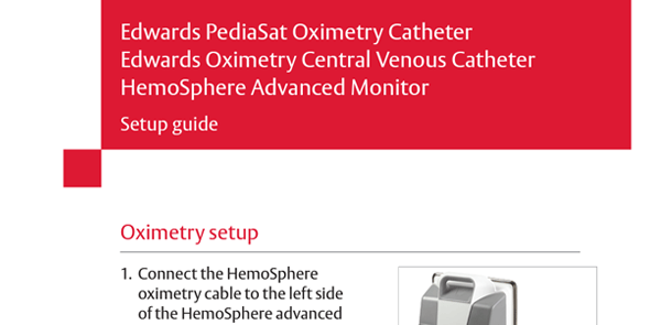 PediaSat Oximetry Catheter | Edwards Lifesciences