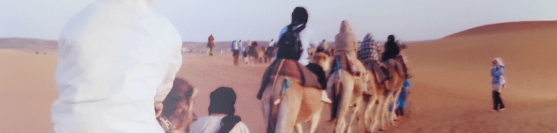 traveling on camels