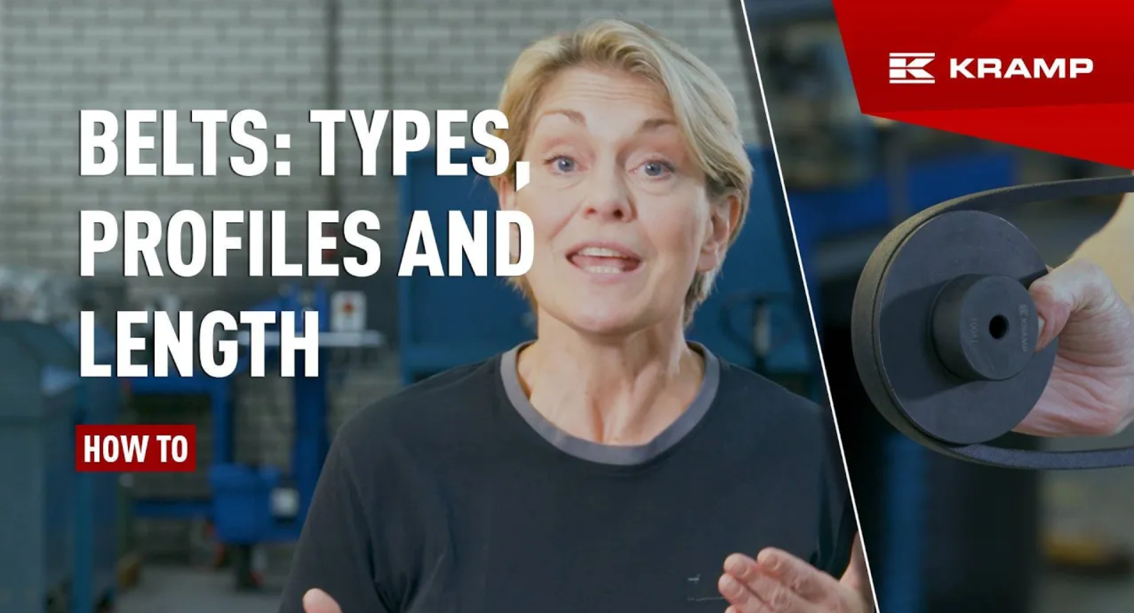 Belt Basics Common Types, Profiles & the Correct Length Kramp