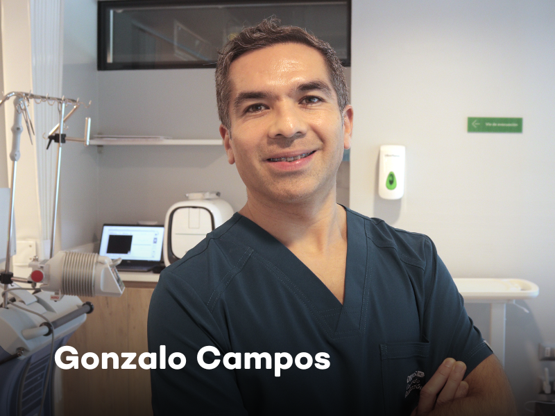 Gonzalo Campos, Tecnólogo médico Centro de Recolección DKMS Chile