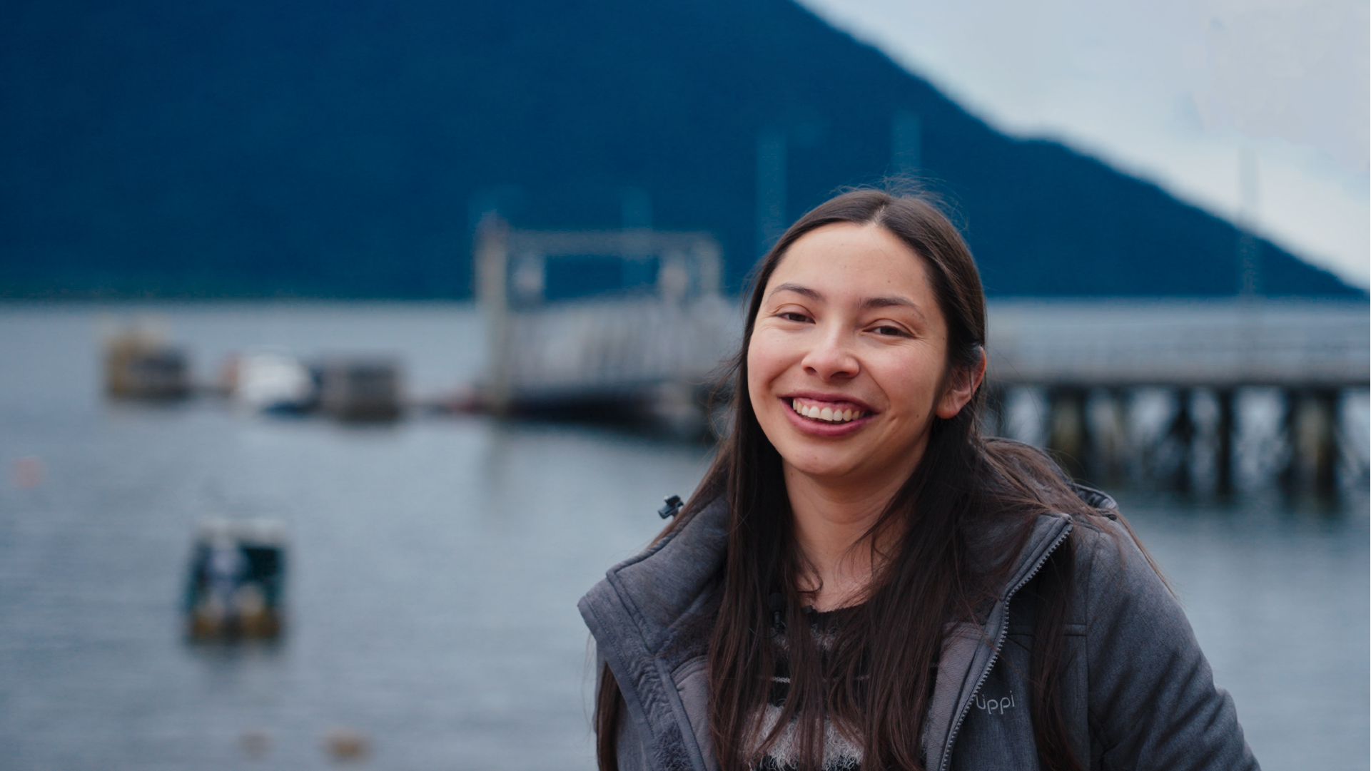Nancy Barraza, donante DKMS que viajó desde Puerto Cisnes