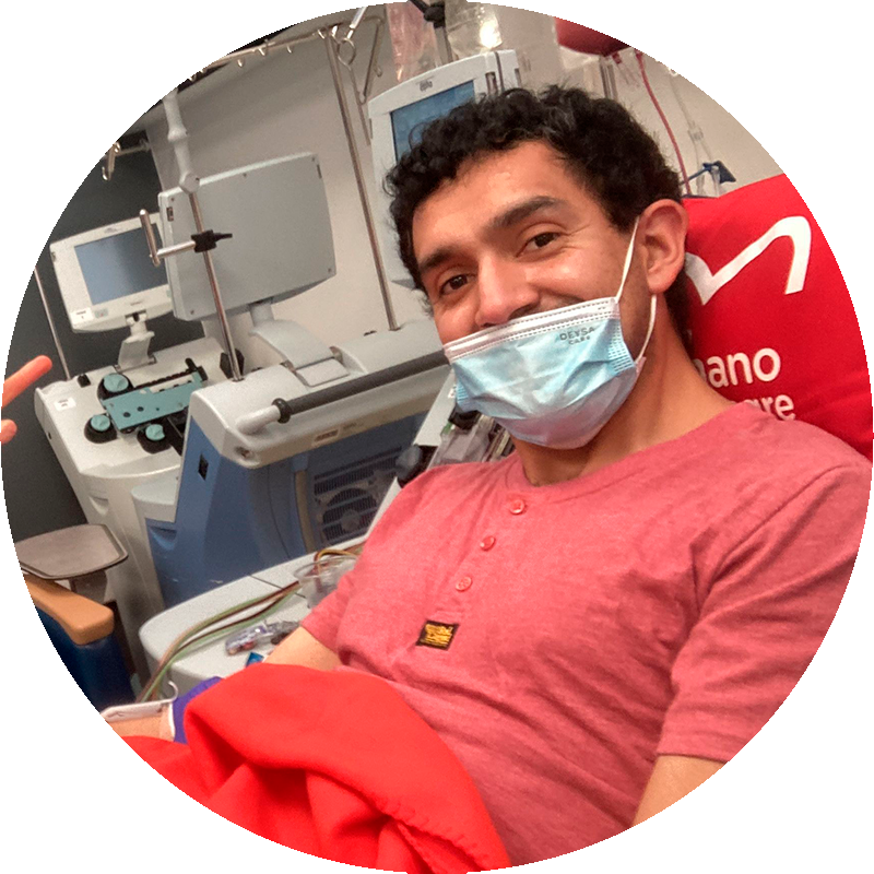 Mauricio Colin donante DKMS