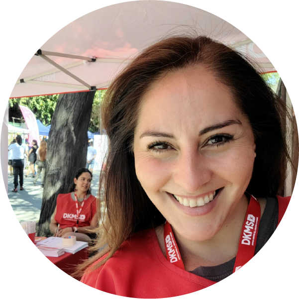 Judith Riquelme, voluntaria DKMS