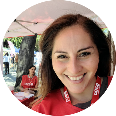 Judith Riquelme, voluntaria DKMS