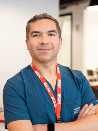 Gonzalo Campos, Tecnólogo Médico Centro de Recolección DKMS Chile