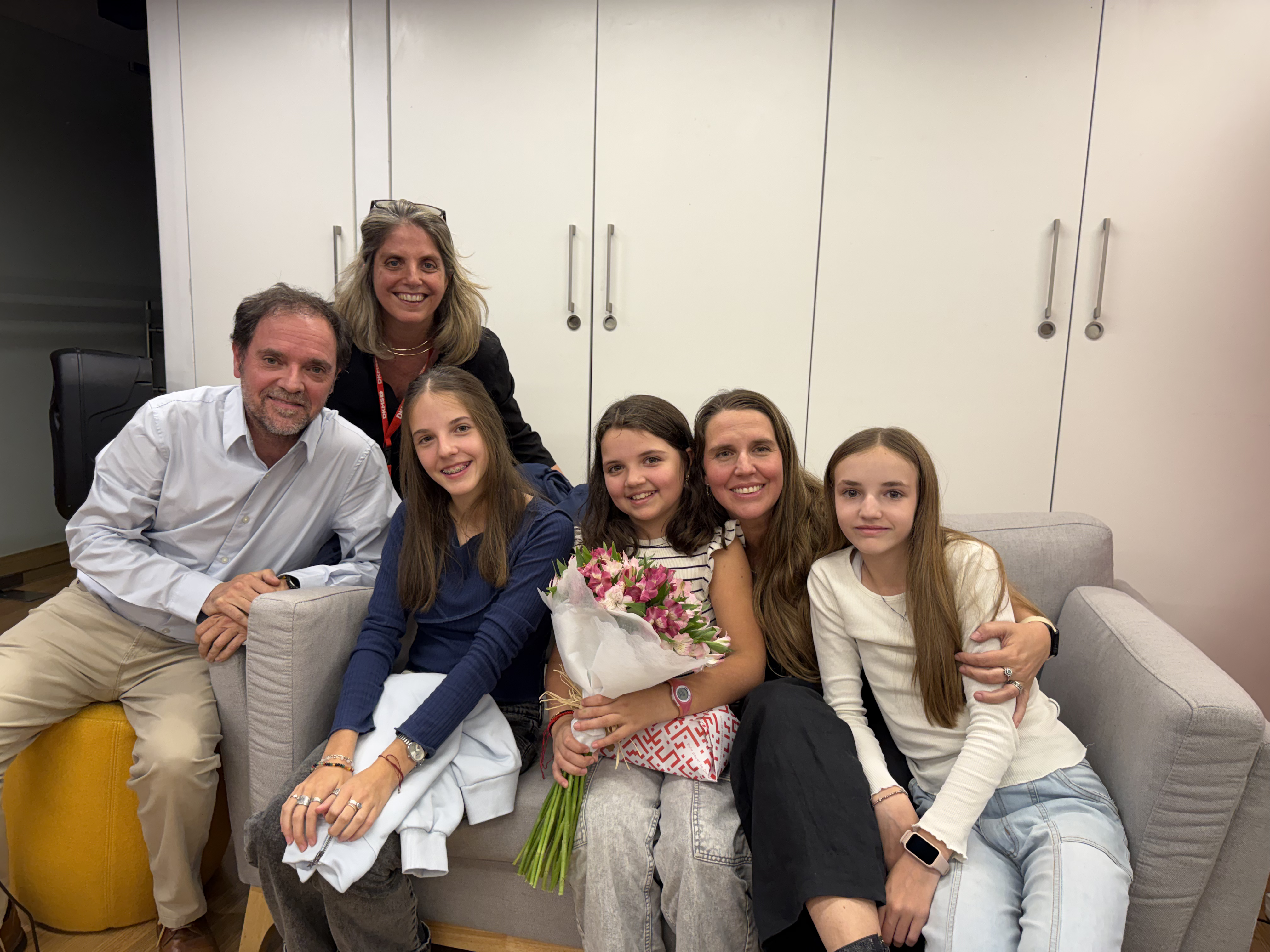 Blanca y su familia