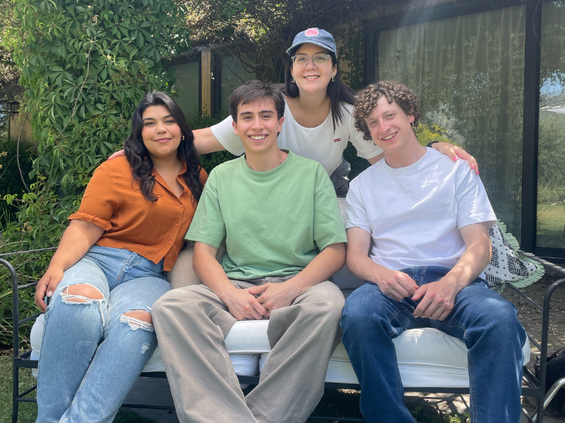 Donantes Melisa Santis, José Oyarzún y Natan Jusid