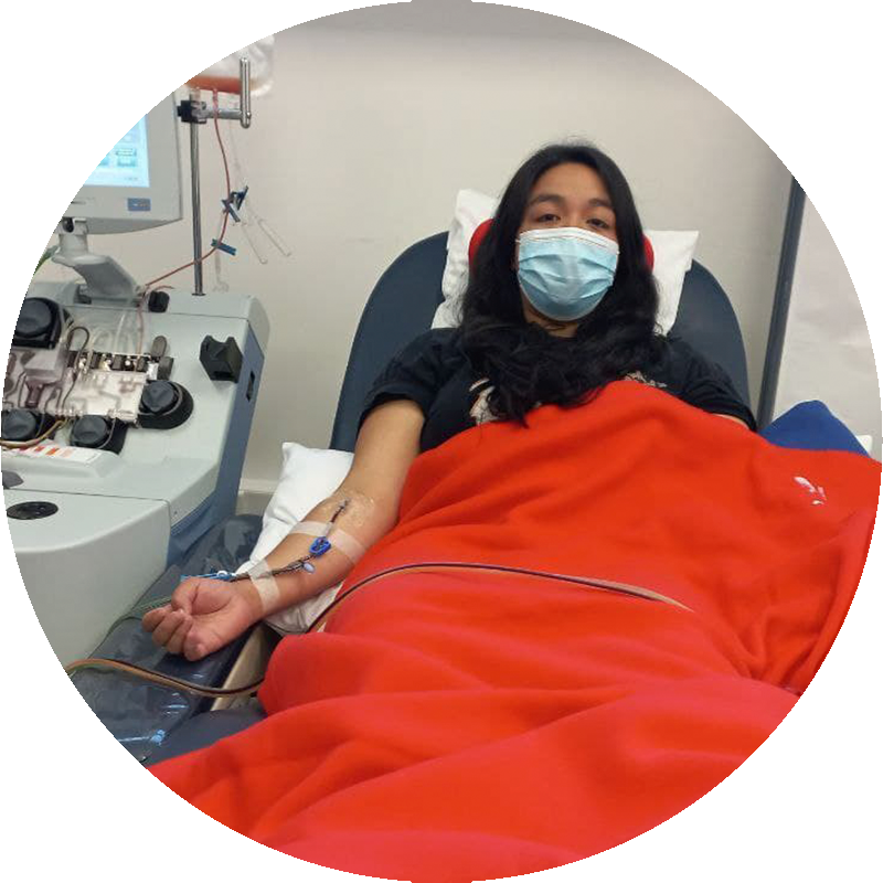 Damaris Gallegos donante DKMS