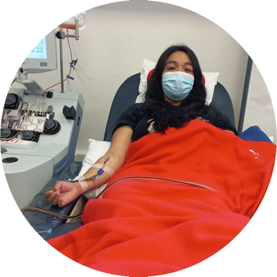 Damaris Gallegos donante DKMS