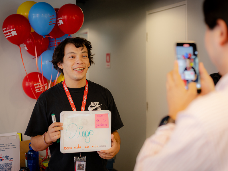 Diego Mansilla, Coordinador de Campañas DKMS