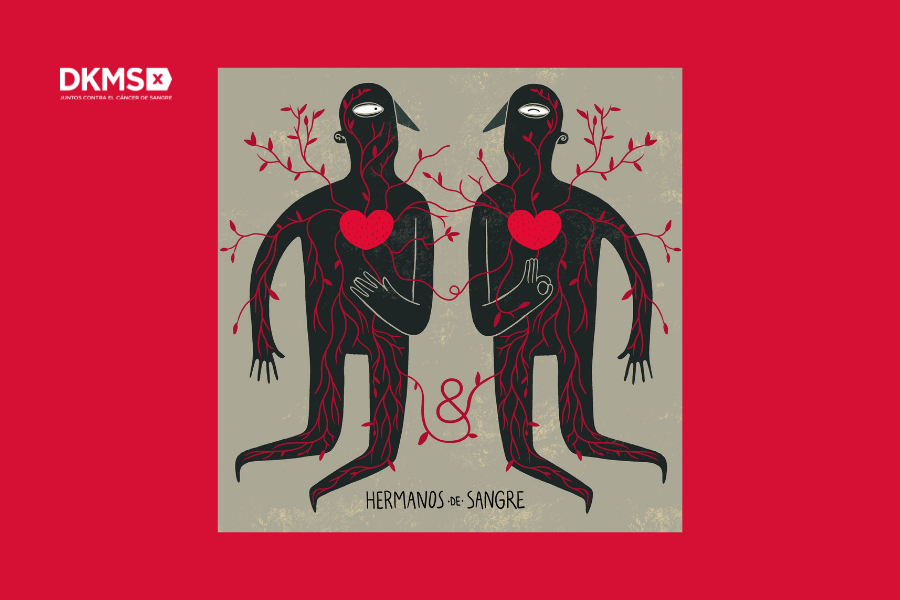 Ilustración de Alberto Montt para DKMS en el Día Mundial del Cáncer de Sangre