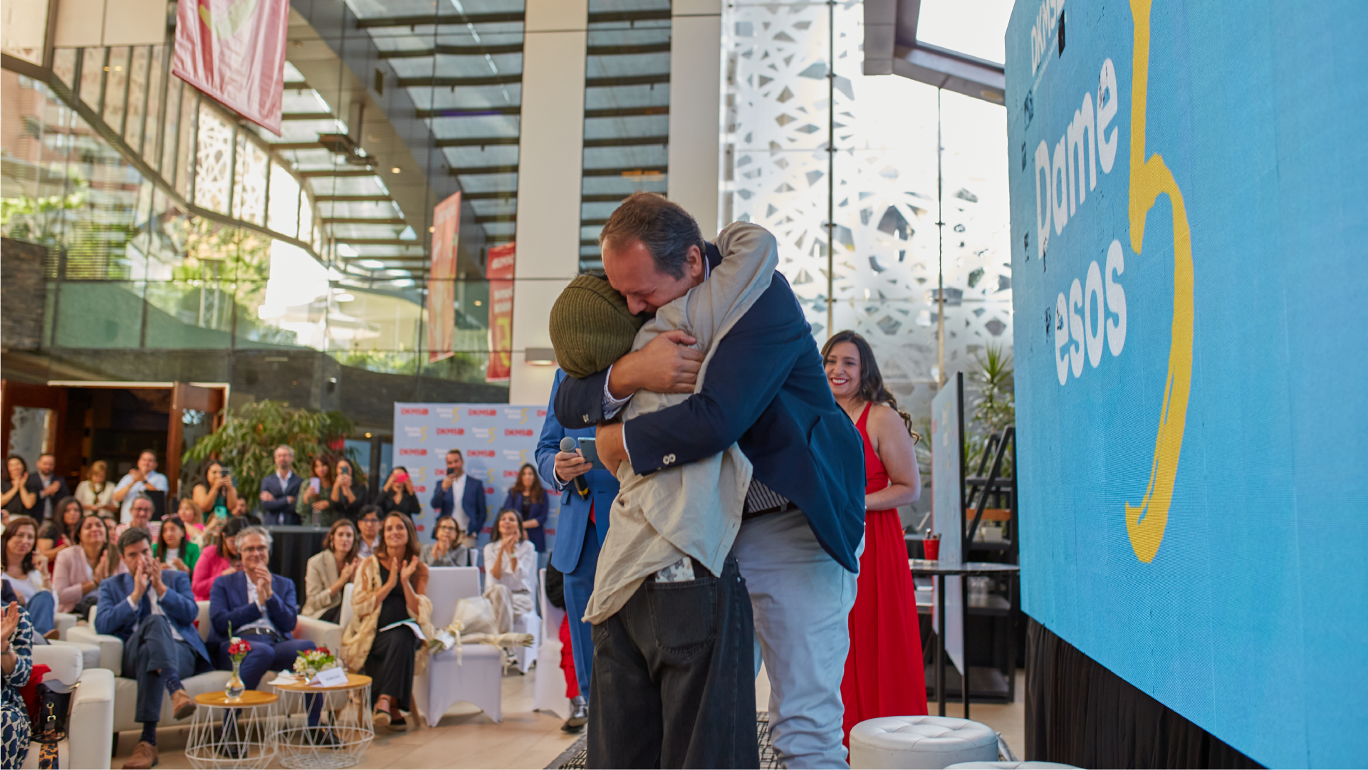 Quinto aniversario DKMS, encuentro entre paciente y donante: Sofía y Eduardo