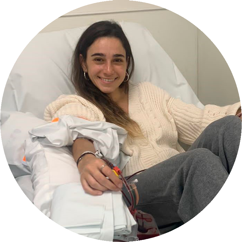 Teresa Egidio donante DKMS