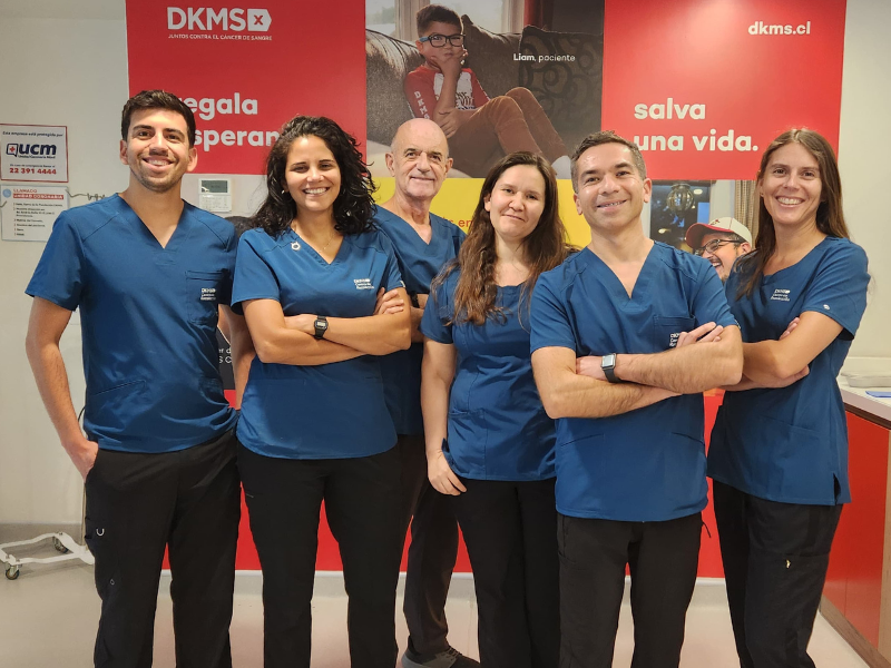 Equipo Centro de Recolección DKMS Chile