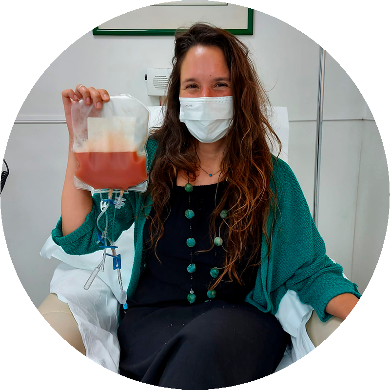 Rocío Moscoso donante DKMS