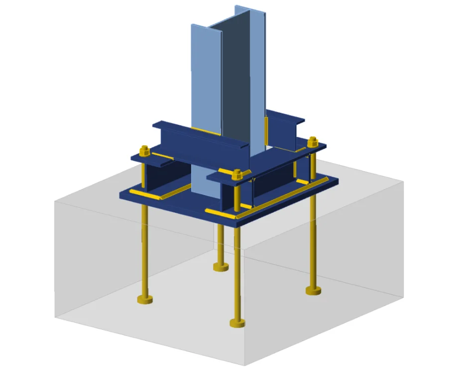 Footings, anchorings, anchor bolts