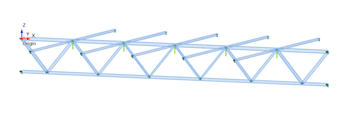 Truss model in the Stability app