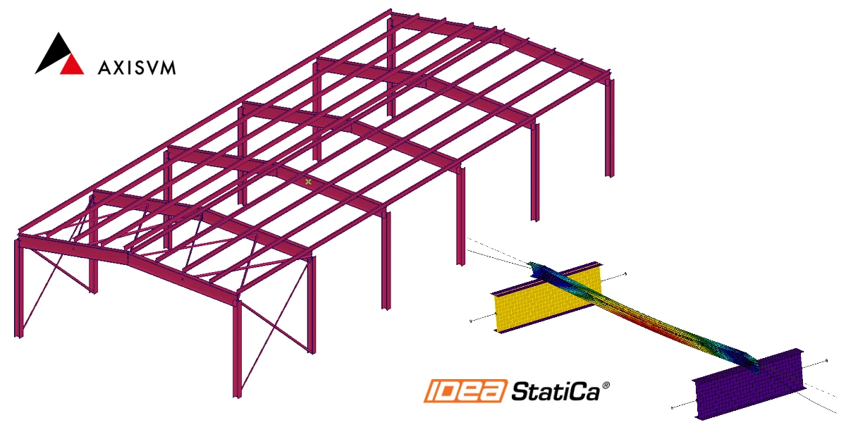 AxisVM BIM link for steel Member design (EN)
