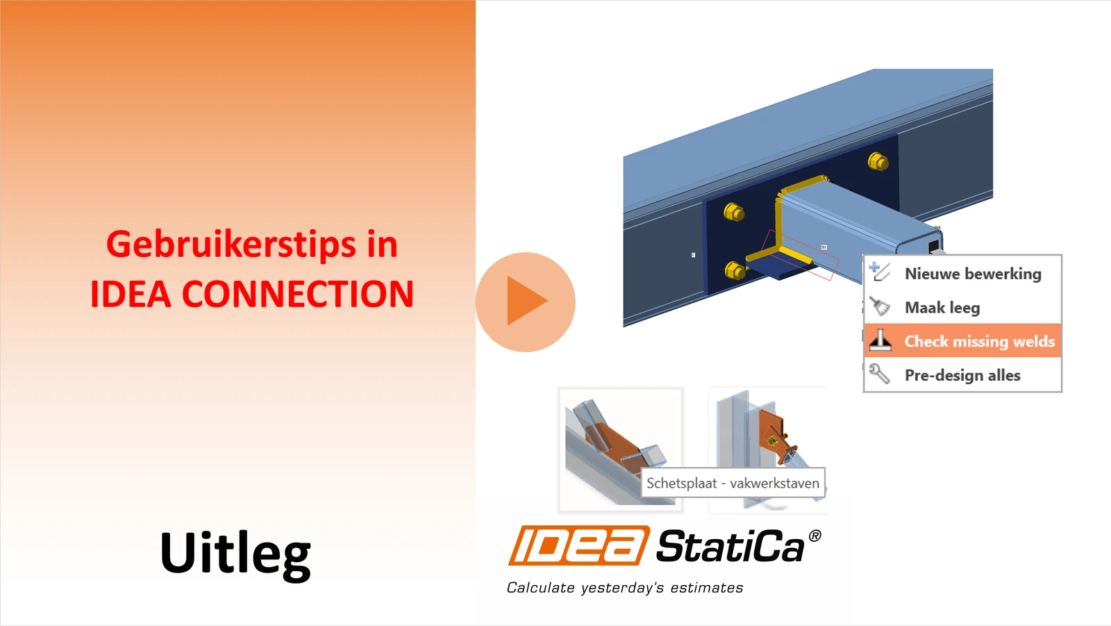Gebruikerstips in IDEA CONNECTION