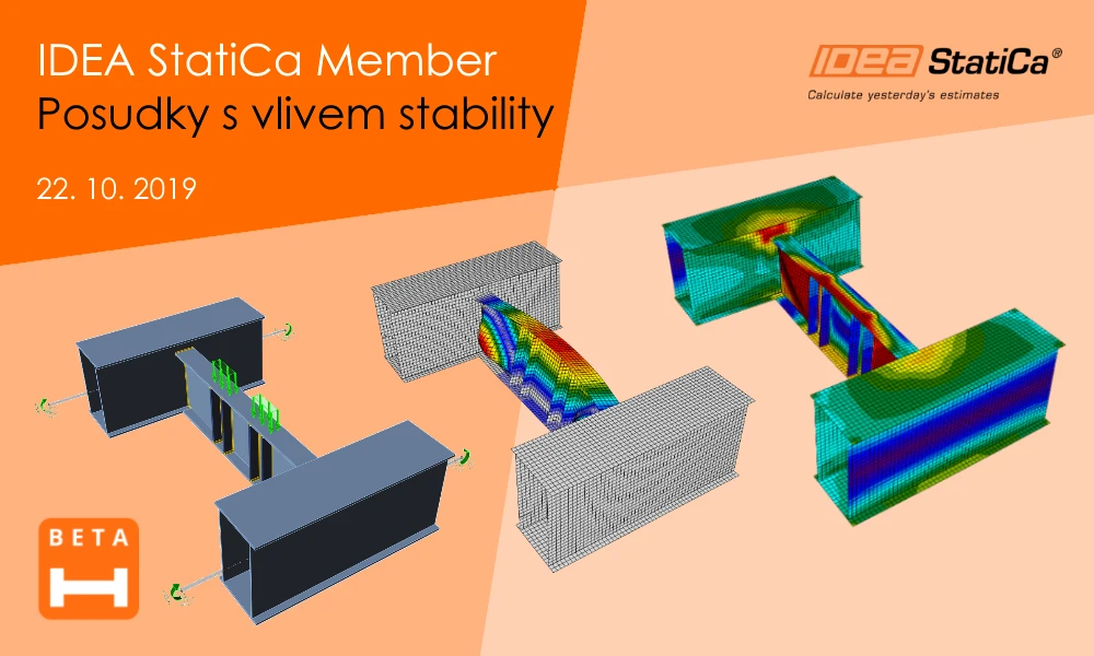 IDEA StatiCa Member – Posudky s vlivem stability
