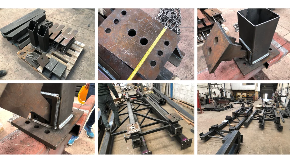 Une structure acier pour un bois vertical, Barcelone