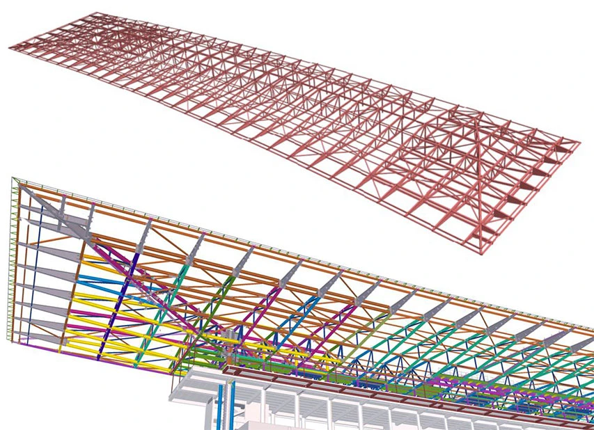 Curragh Racecourse roof - Tekla
