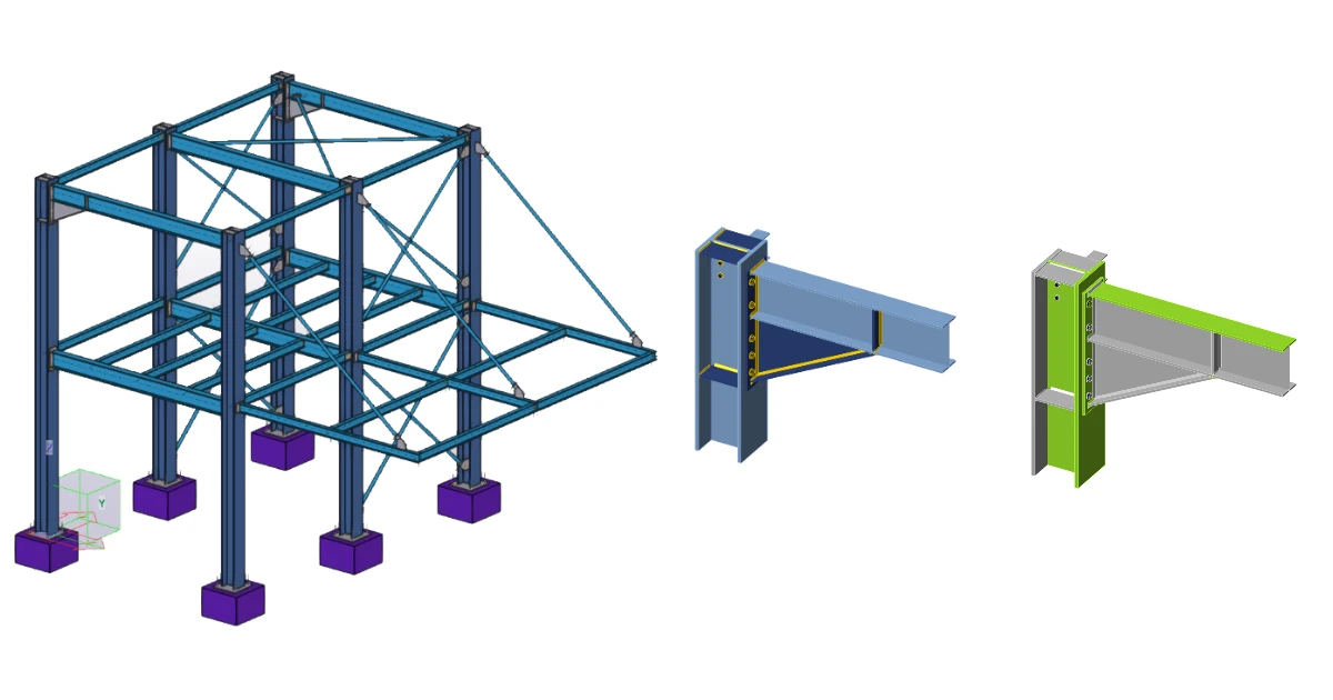 BIM Link mit Tekla Structures zur Verbindungsbemessung