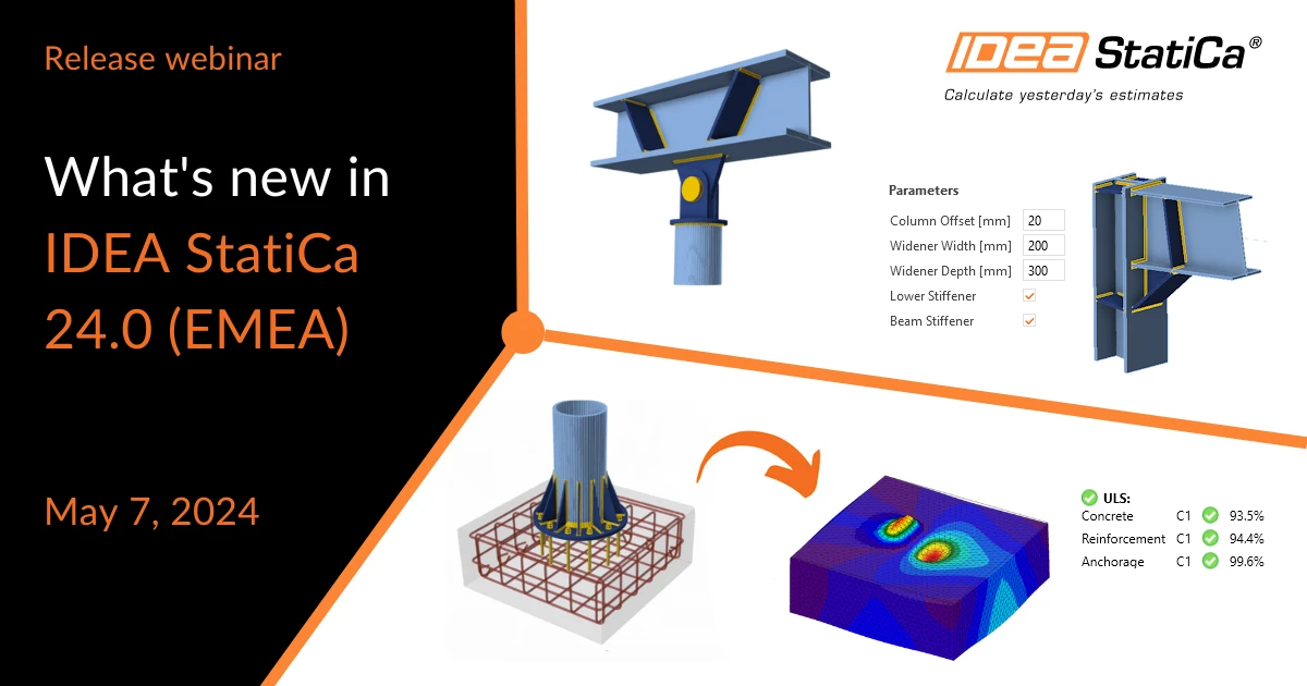 Novedades en IDEA StatiCa 24.0 (EMEA)