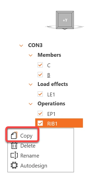 Copy a manufacturing operation