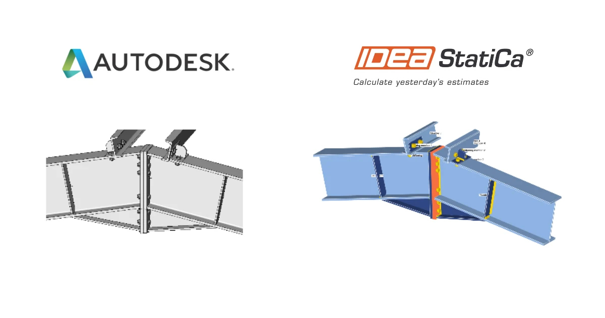 IDEA StatiCa step-by-step tutorial showing how the FREE plugin for Autodesk Revit allows exporting a steel connection to IDEA StatiCa and sharing it with the team. Structural design of welded and bolted steel connections.