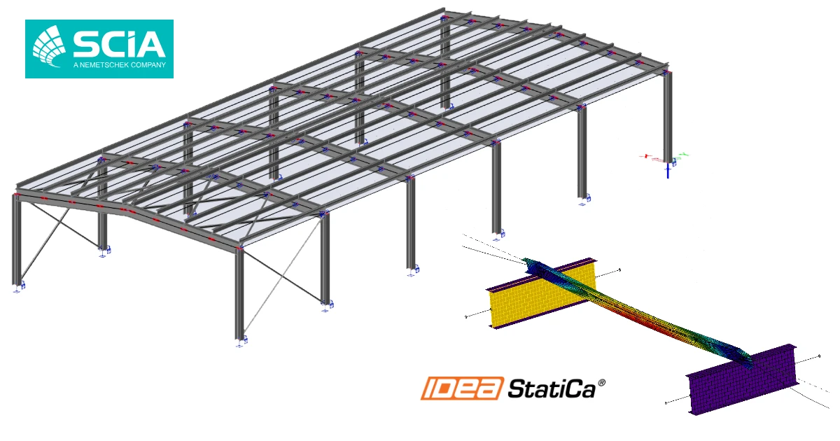 SCIA Engineer collegamento BIM per la progettazione di elementi in acciaio (EN)