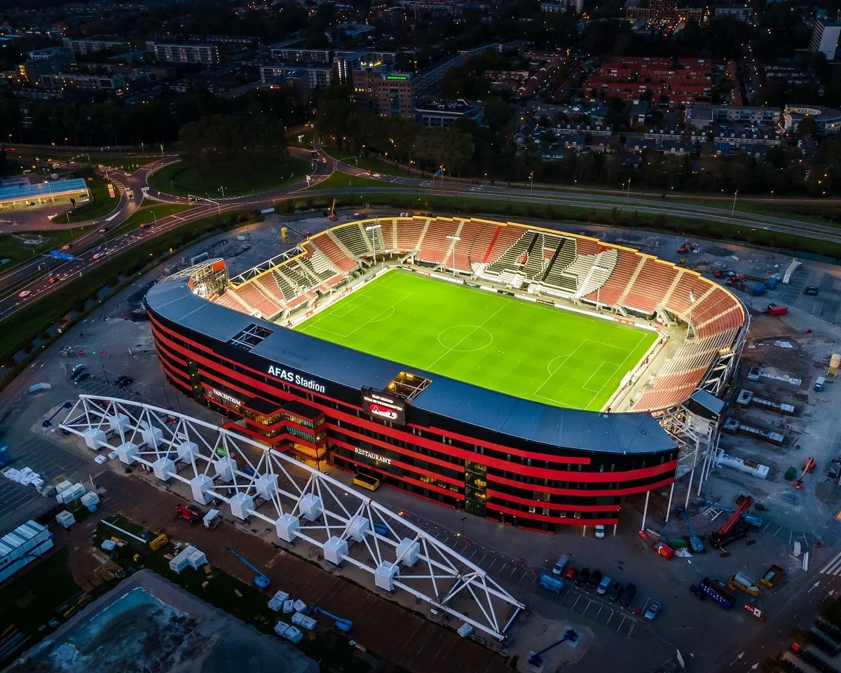 Structure de toiture du stade AFAS