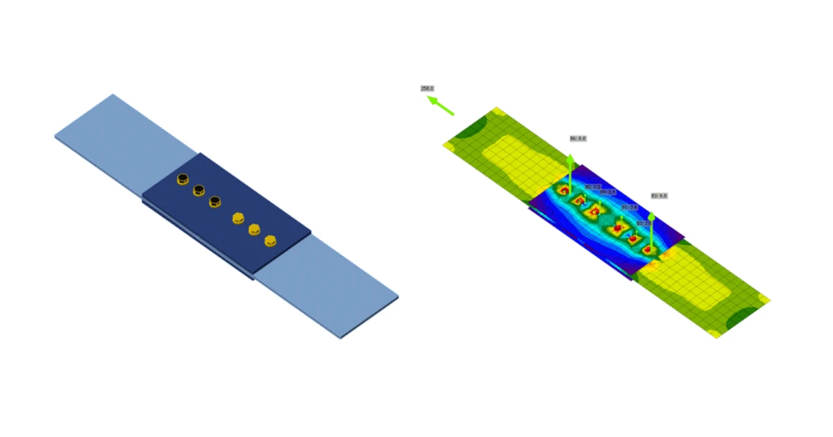 Bolted connection - Splice in shear