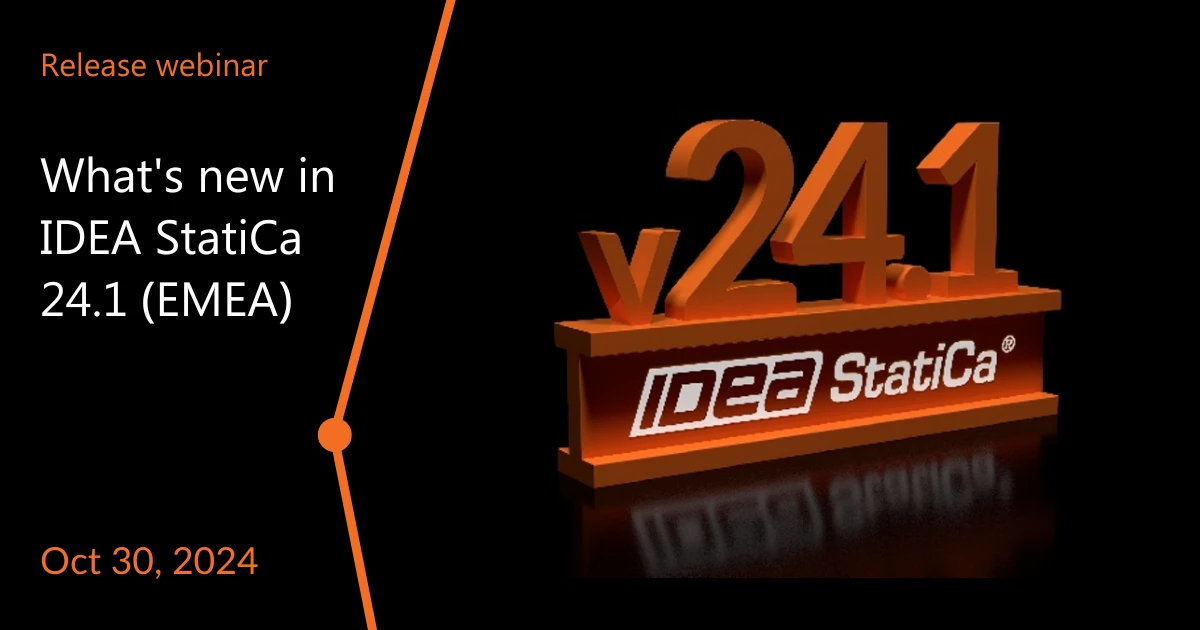 Novedades en IDEA StatiCa 24.1 (EMEA)