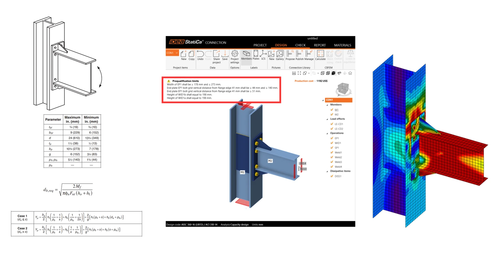 Detailing of Moment Frames using Prequalified Connections - AISC