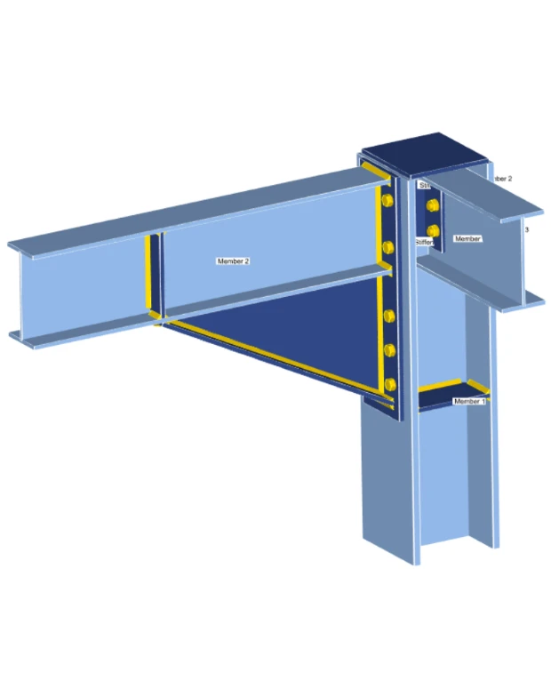 Free plugin tool to export connections from Tekla Structures to IDEA StatiCa Connection via IDEA StatiCa Viewer